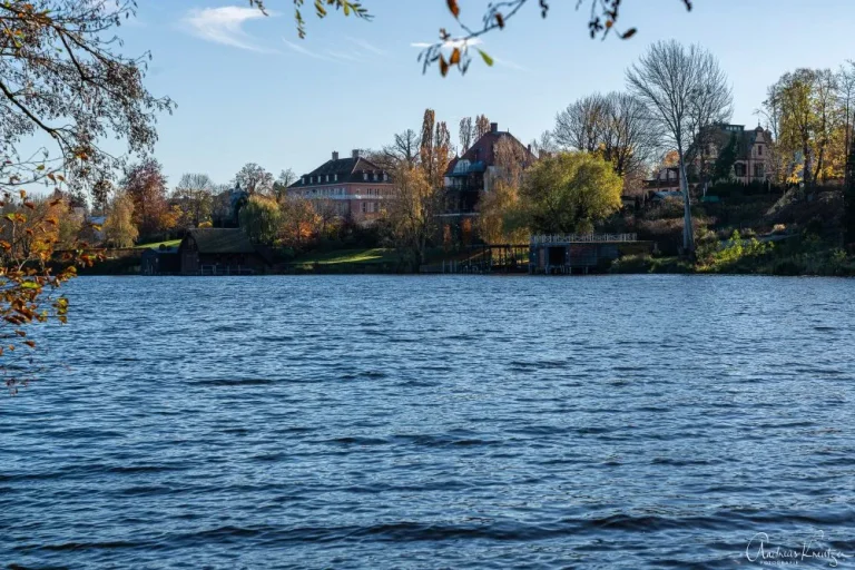 Blick auf die Villen von Neu Babelsberg