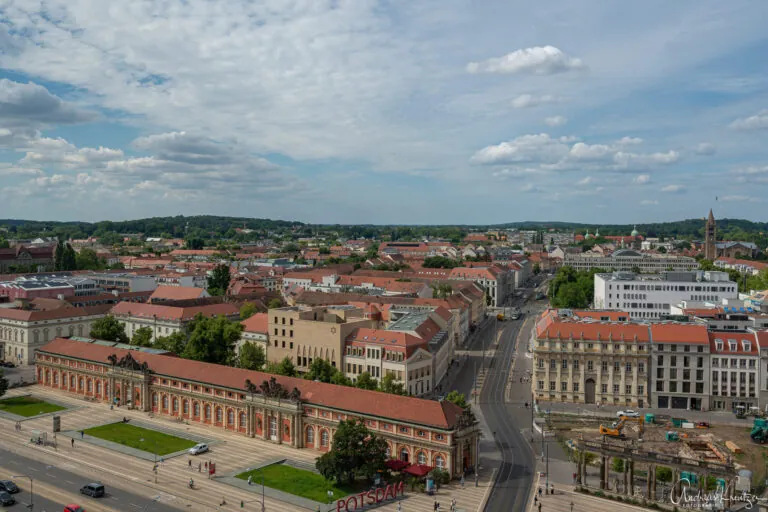 Blick auf Friedrich-Ebert-Straße